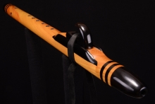 Osage Orange Native American Flute, Minor, Mid G-4, #G22H